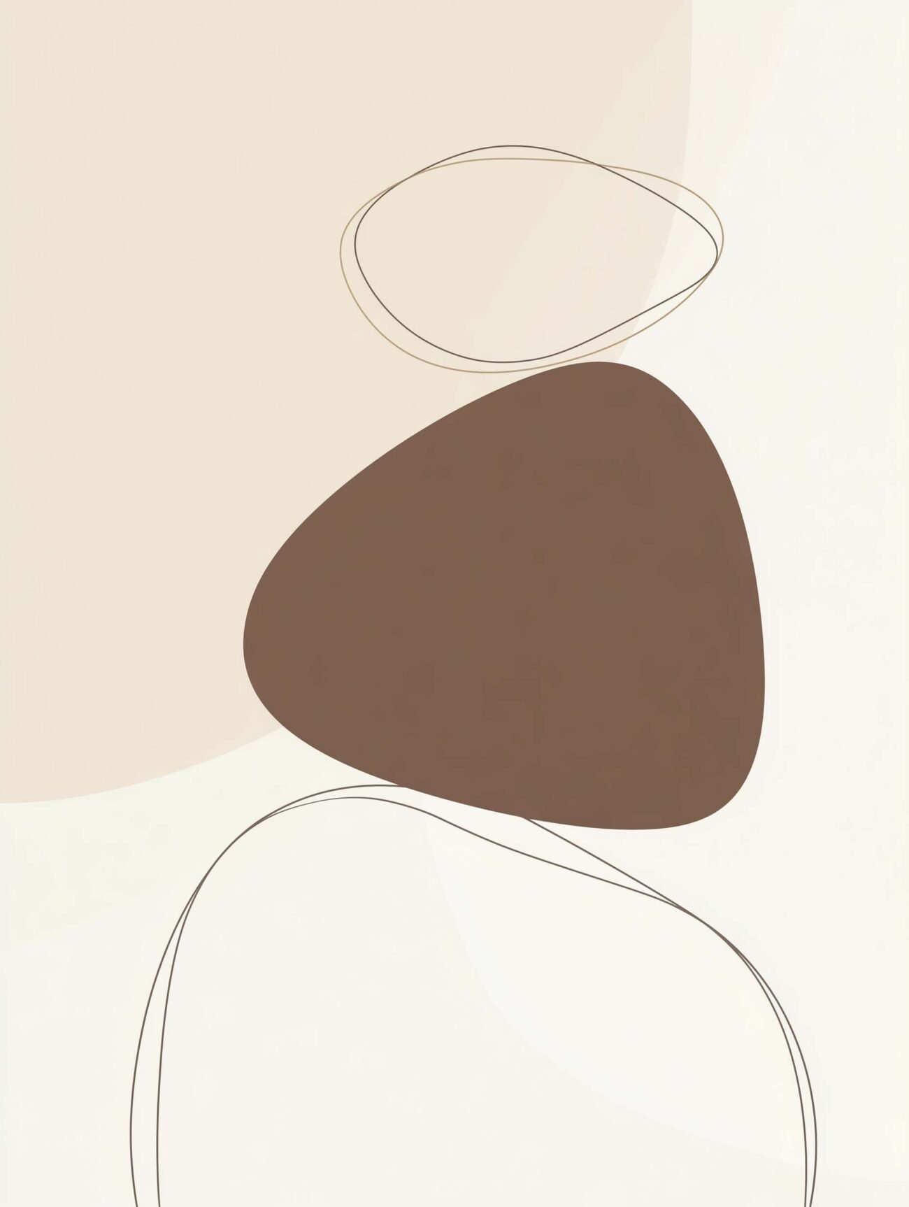 Minimalist Shape – Abstract Line Art Poster