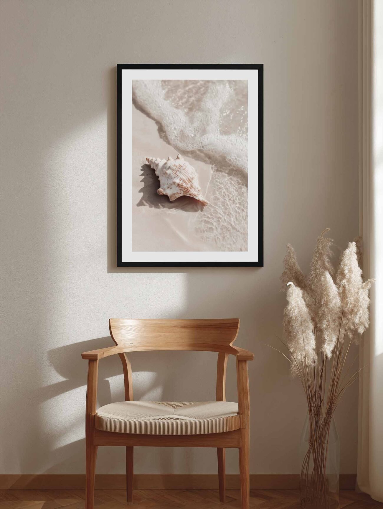 Whispering Shore on Sand – Minimalist Beach Poster - Image 2