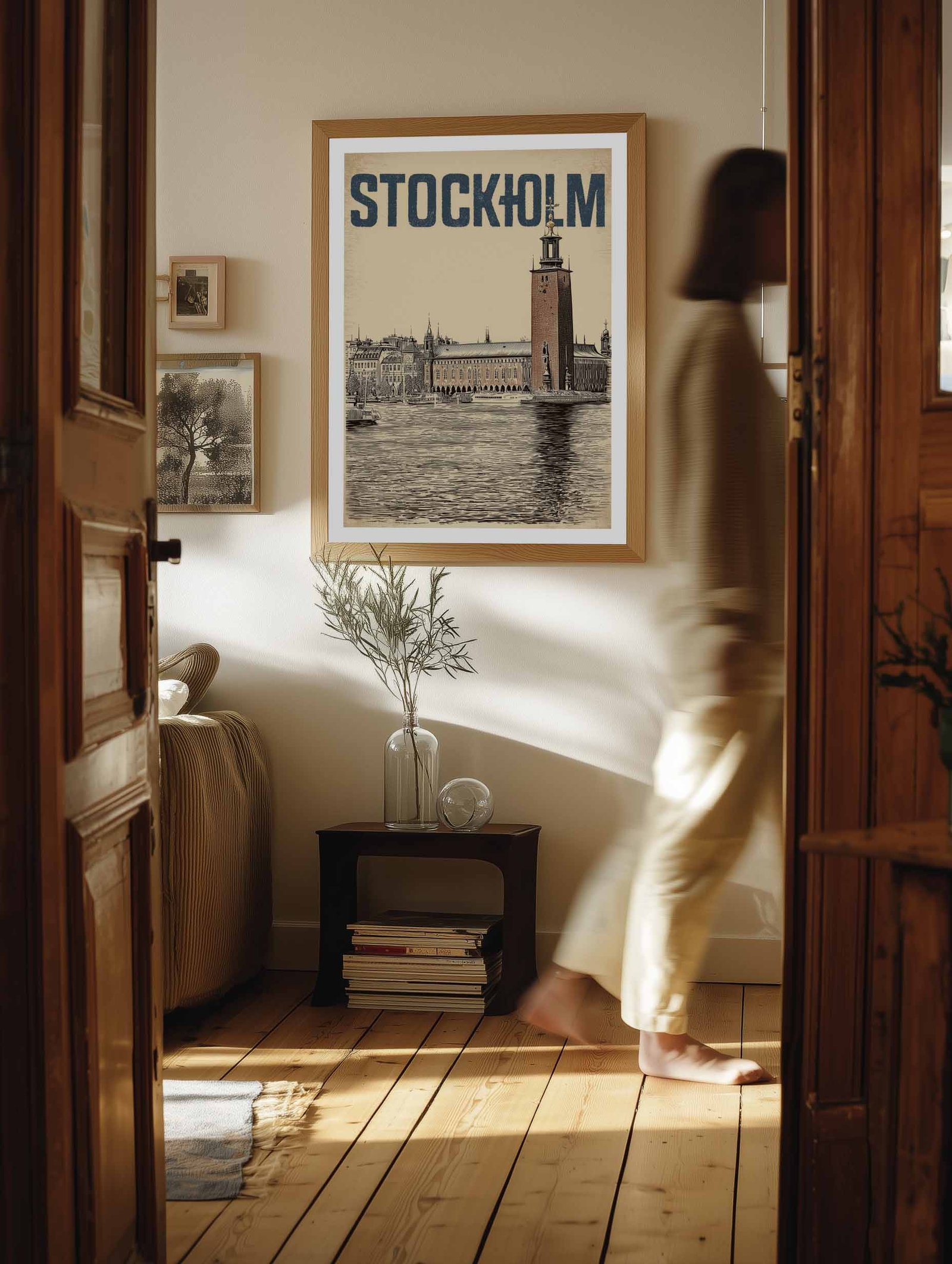 Stockholm City Hall – Vintage Architectural Poster - Image 2
