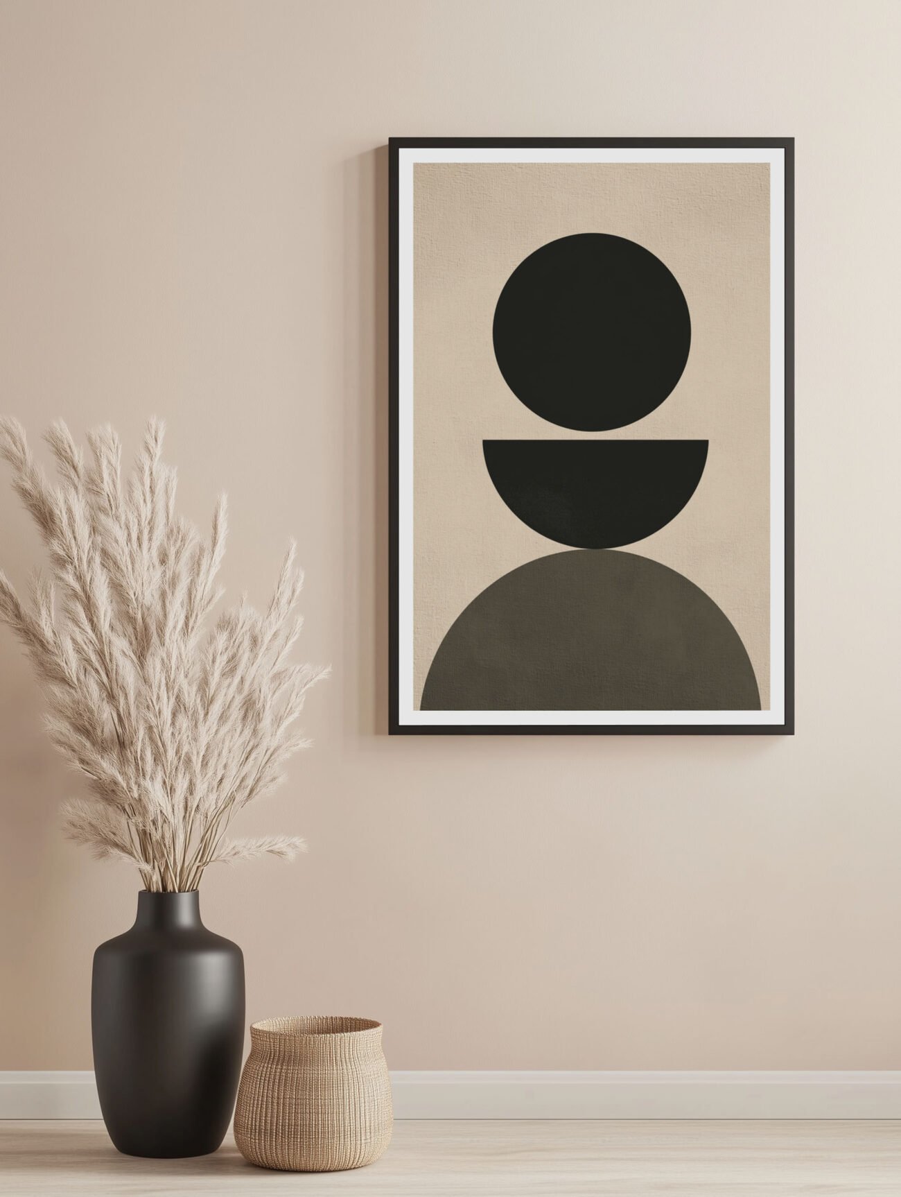 Abstract Shapes – Graphical Art Poster - Image 2