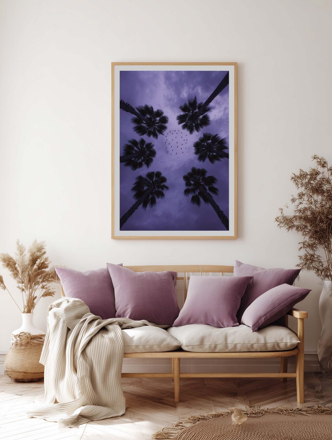 Twilight Palms – Surreal Nature Poster - Image 2