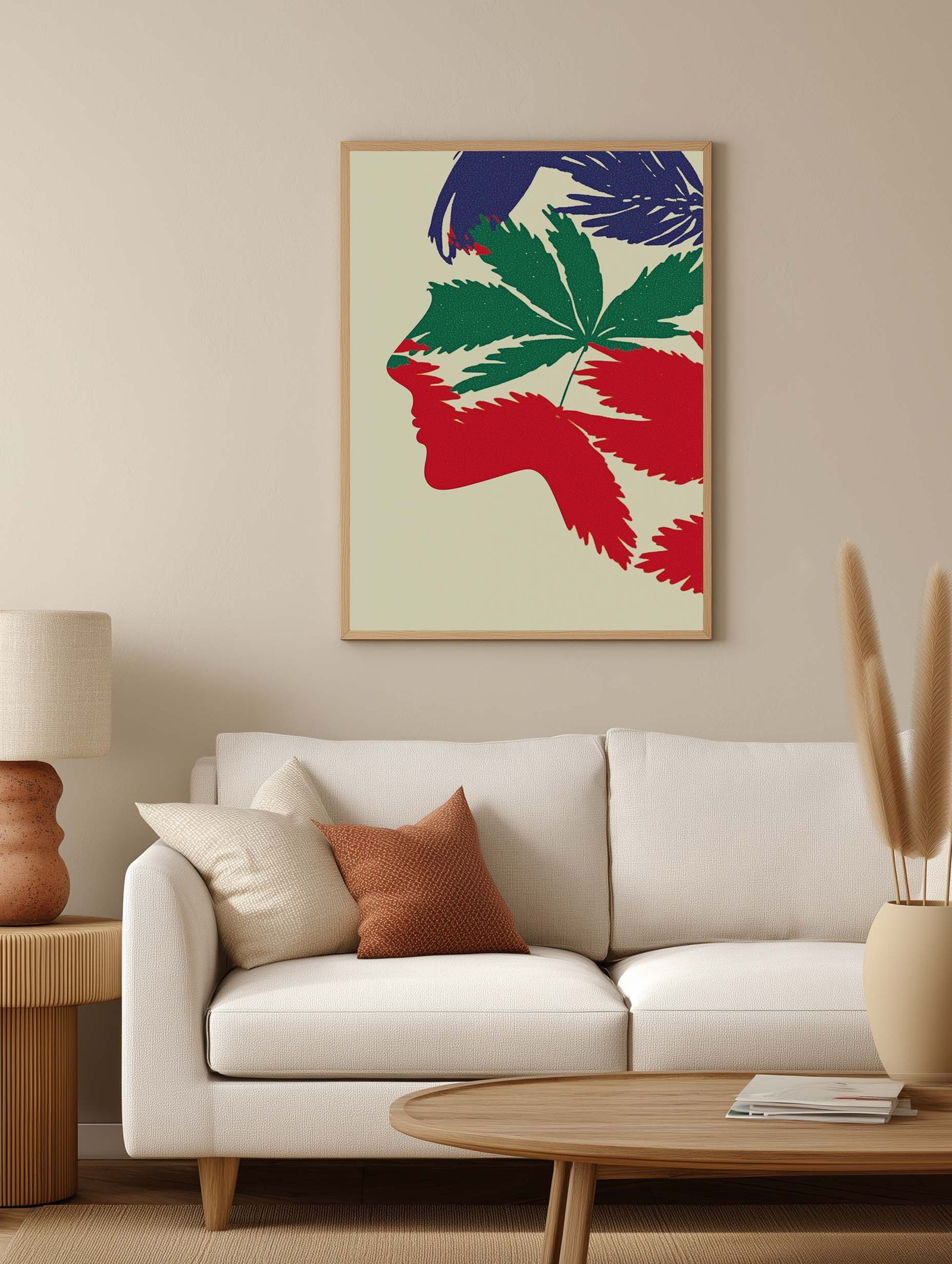 Botanical Profile – Modern Silhouette Poster - Image 2