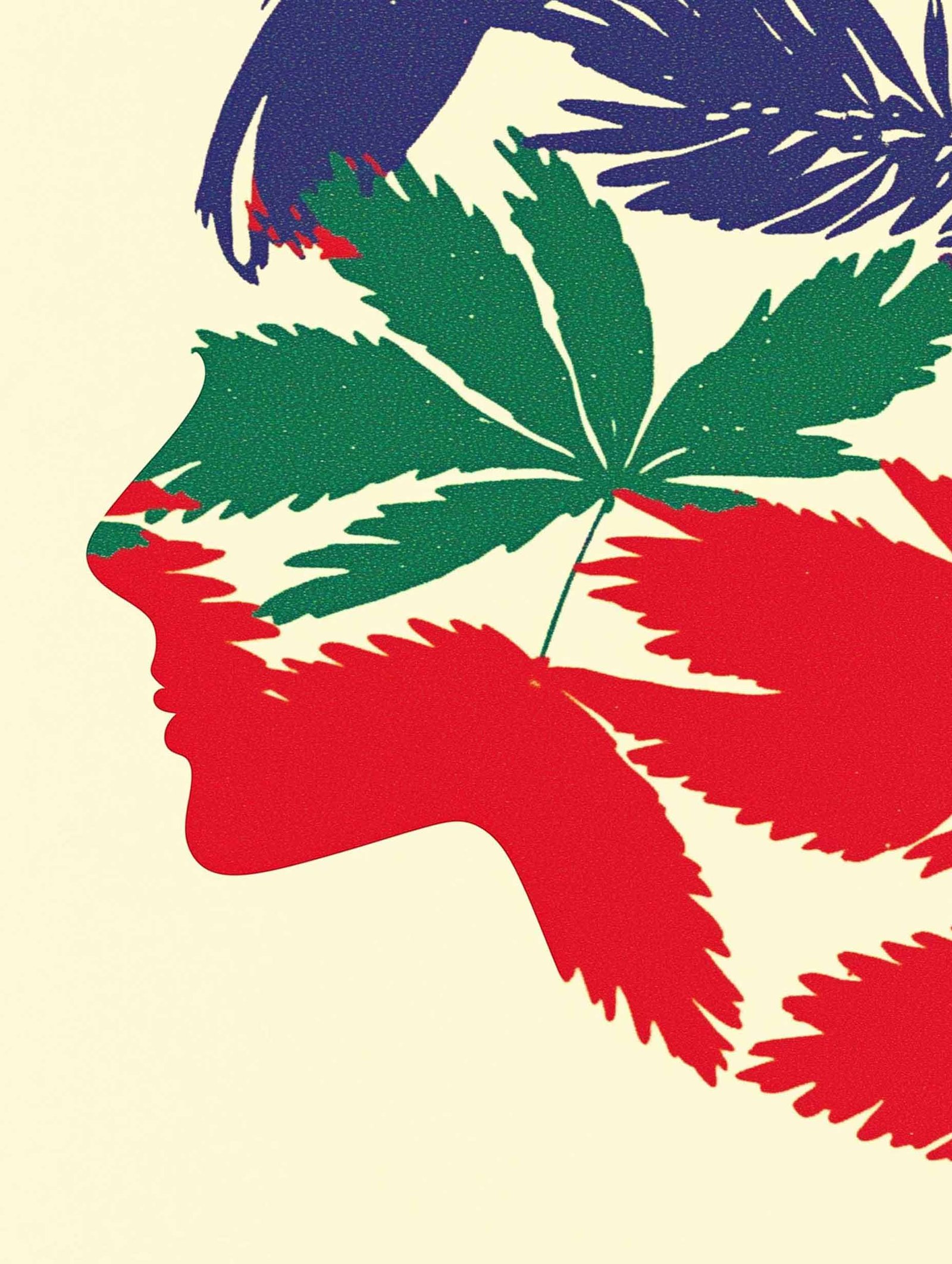 Botanical Profile – Modern Silhouette Poster