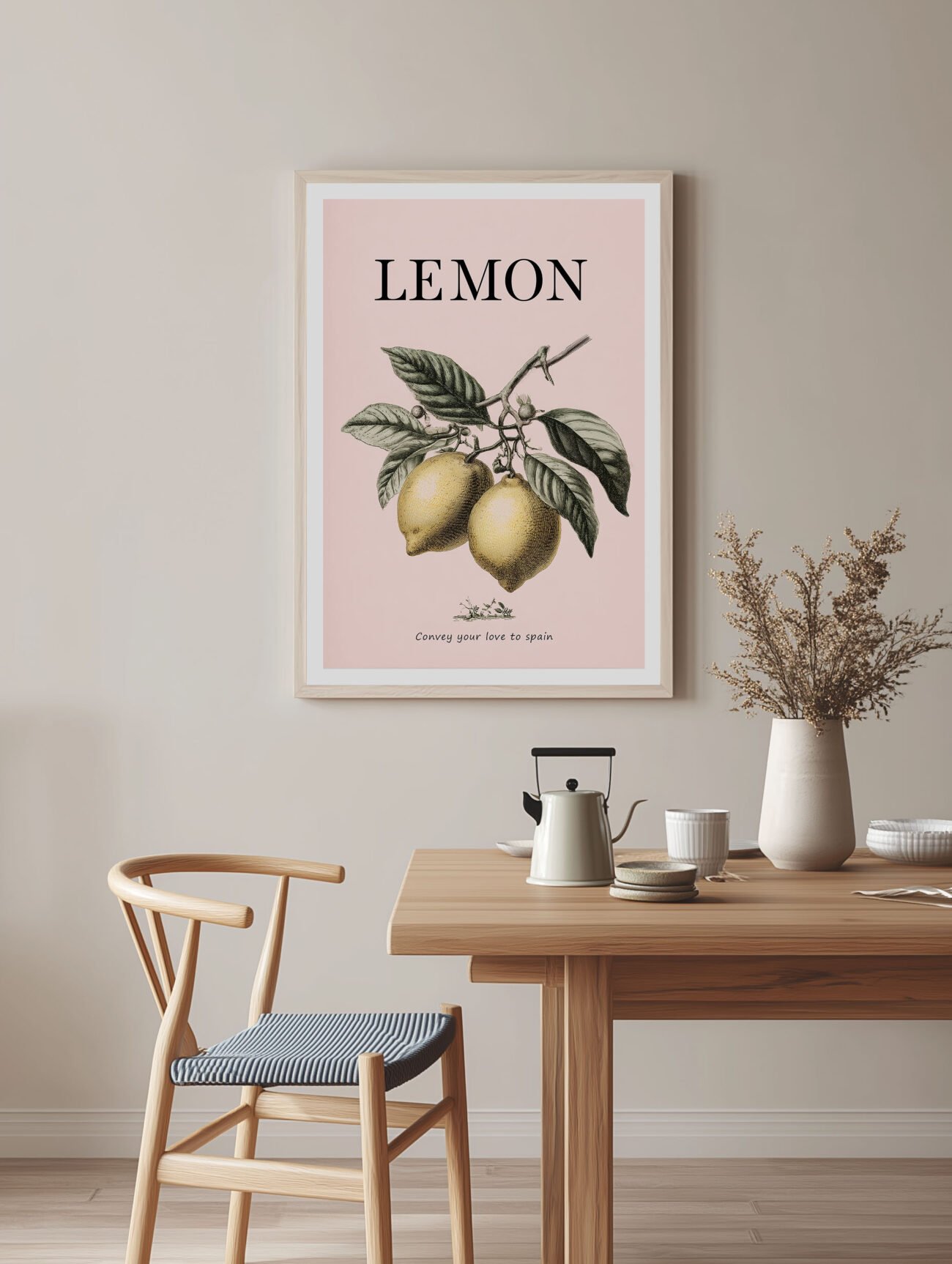 Lemon – Elegant Botanical Poster - Image 2
