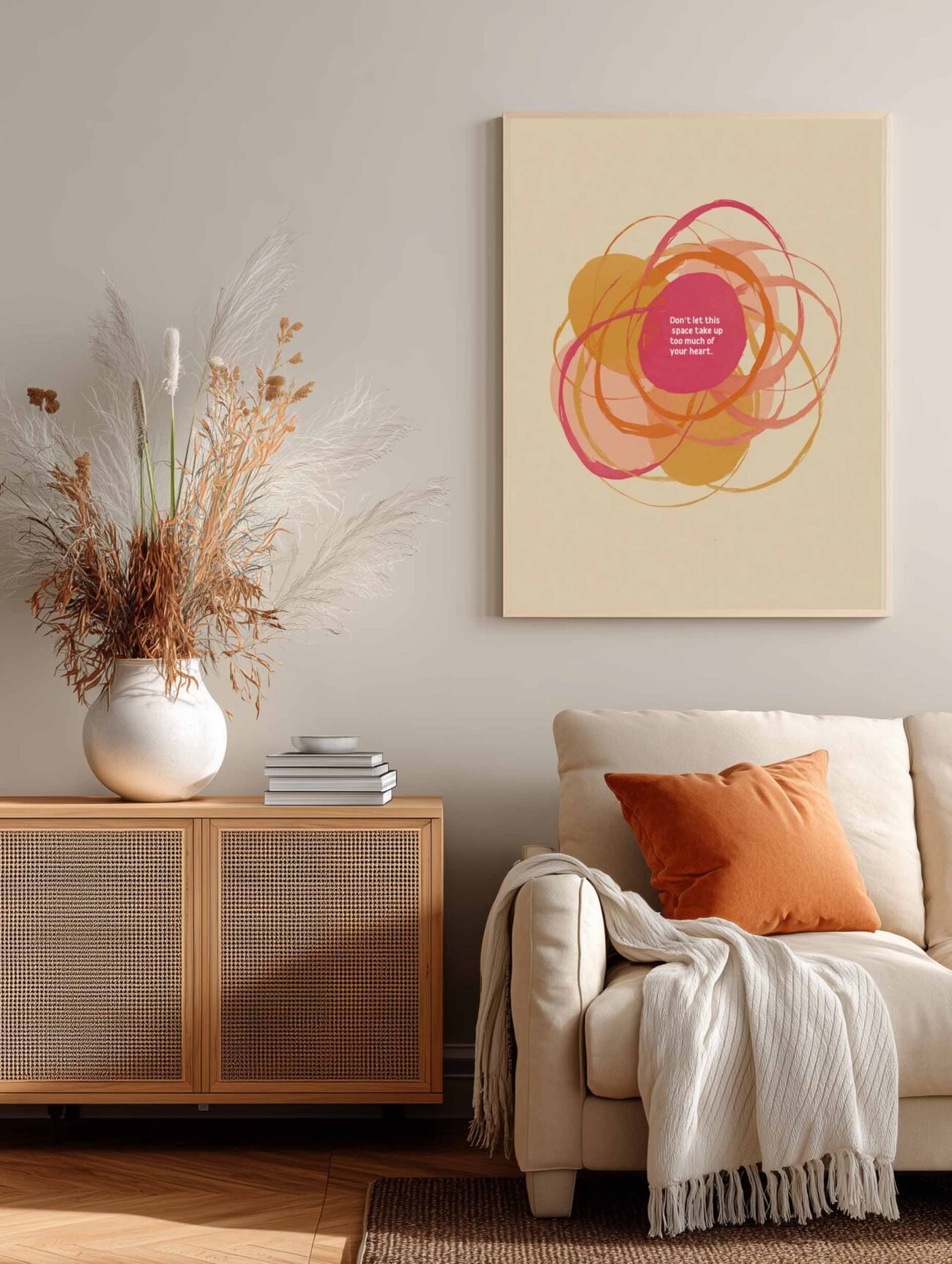 Gentle Reminder – Abstract Loops Inspiration Poster - Image 2