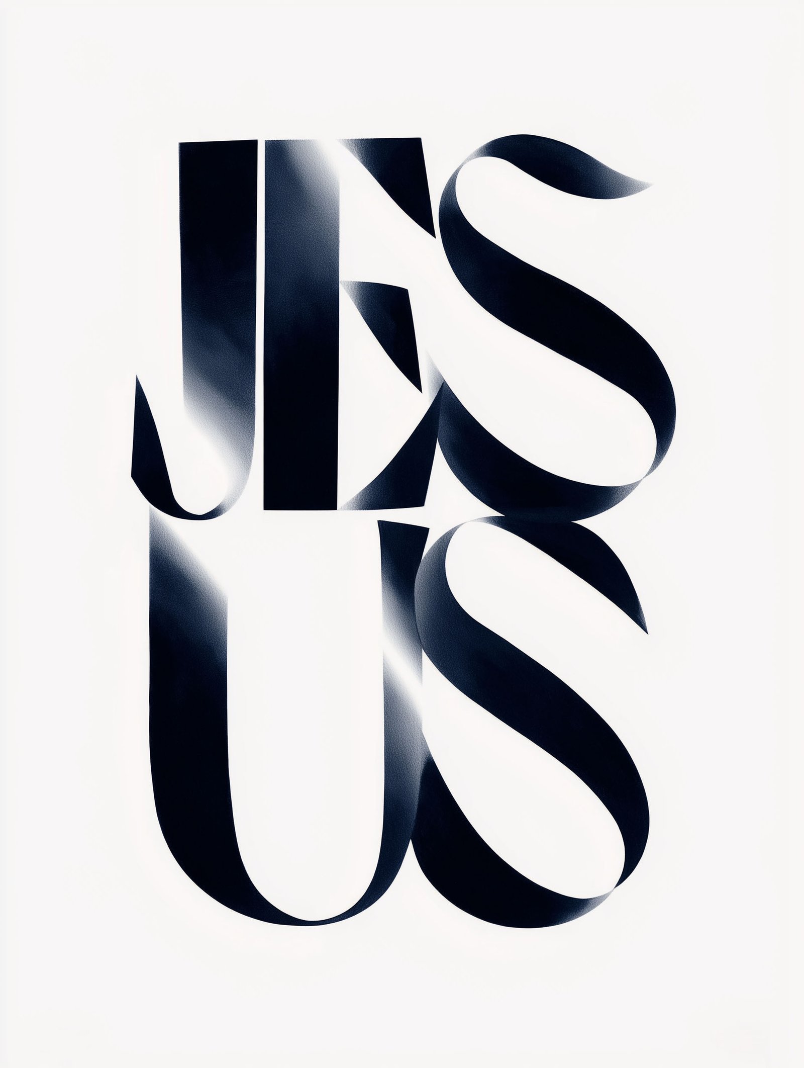 JESUS – Minimalist Typography Poster