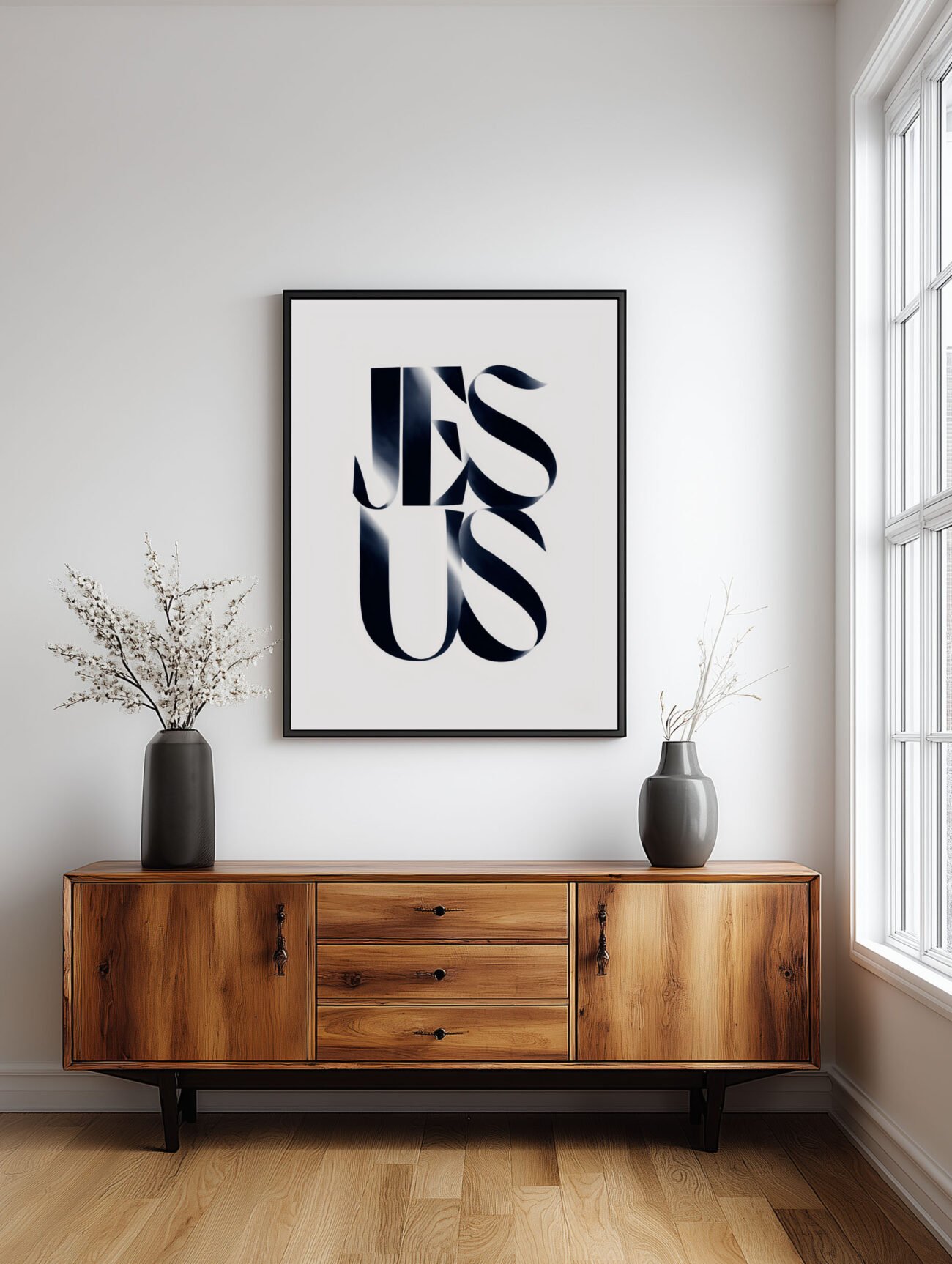 JESUS – Minimalist Typography Poster - Image 2