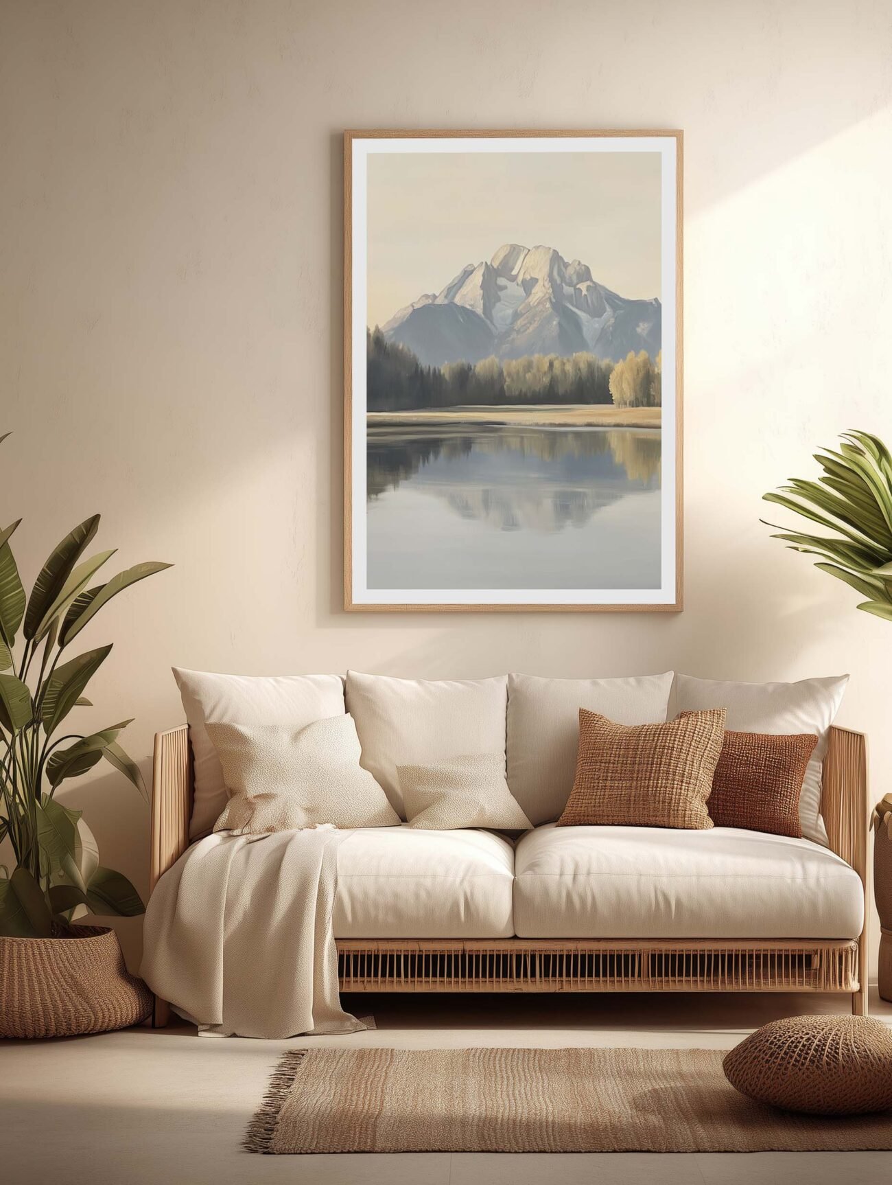 Majestic Mountain View – Landscape Wall Art Poster - Image 2