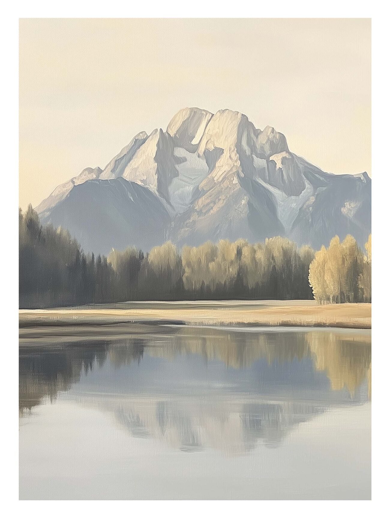 Majestic Mountain View – Landscape Wall Art Poster