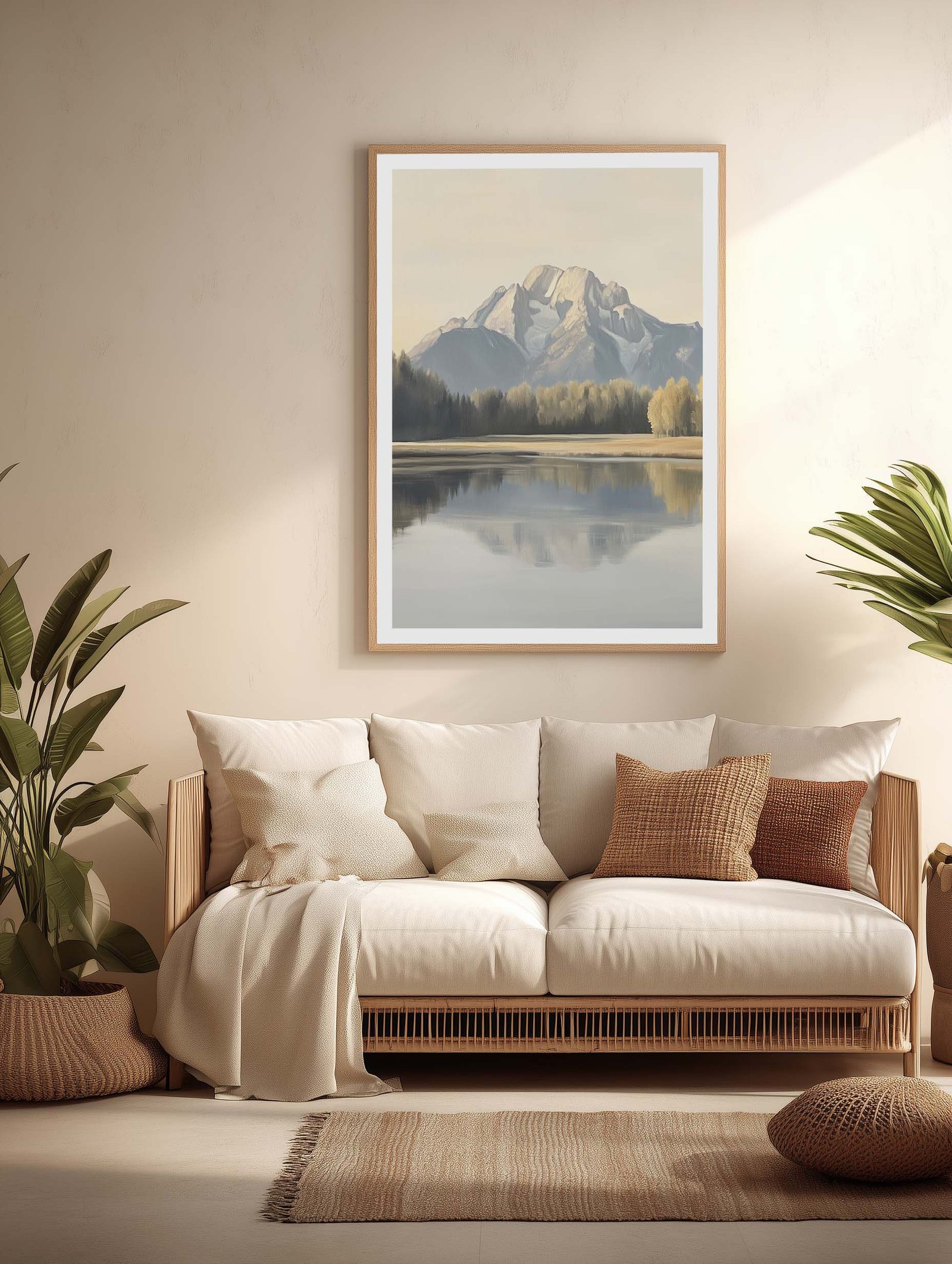 Majestic Mountain View – Landscape Wall Art Poster - Image 2