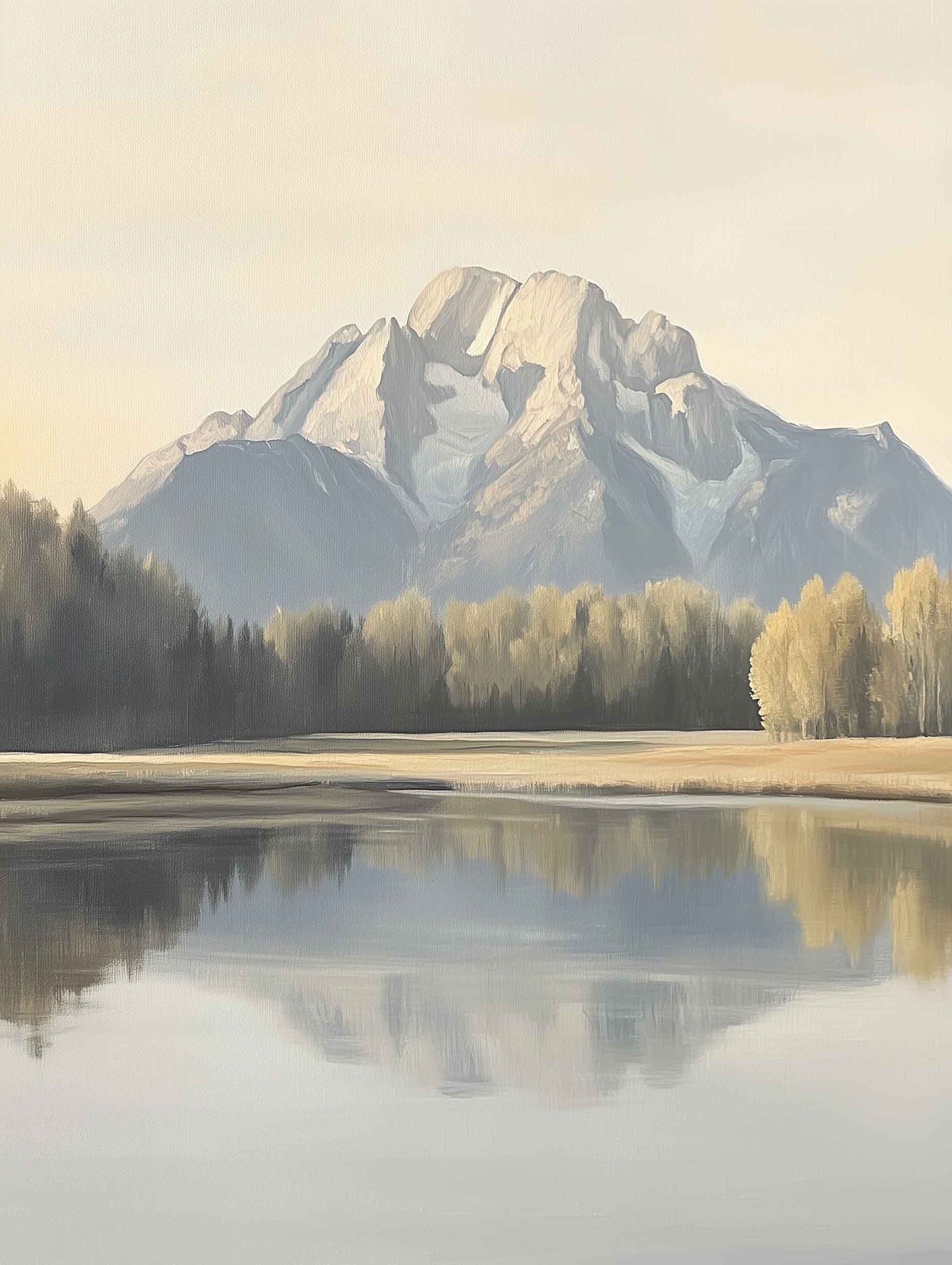 Majestic Mountain View – Landscape Wall Art Poster