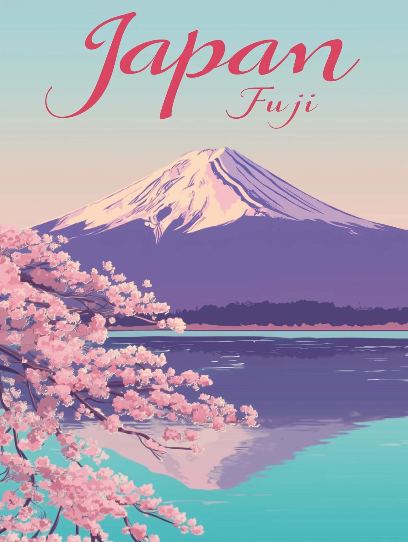 Mount Fuji – Japan Travel Poster