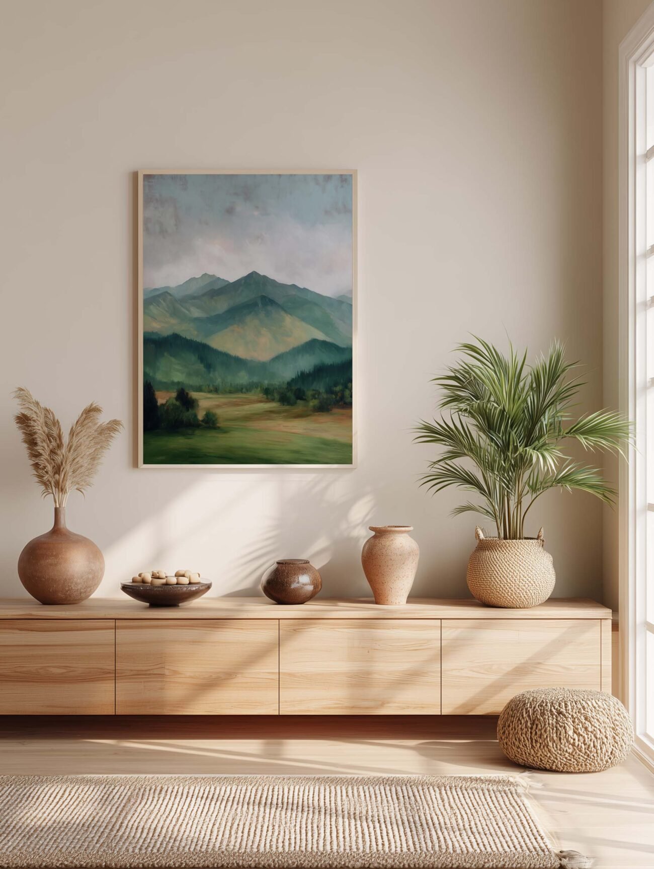 Mountain View – Vintage Landscape Poster - Image 2