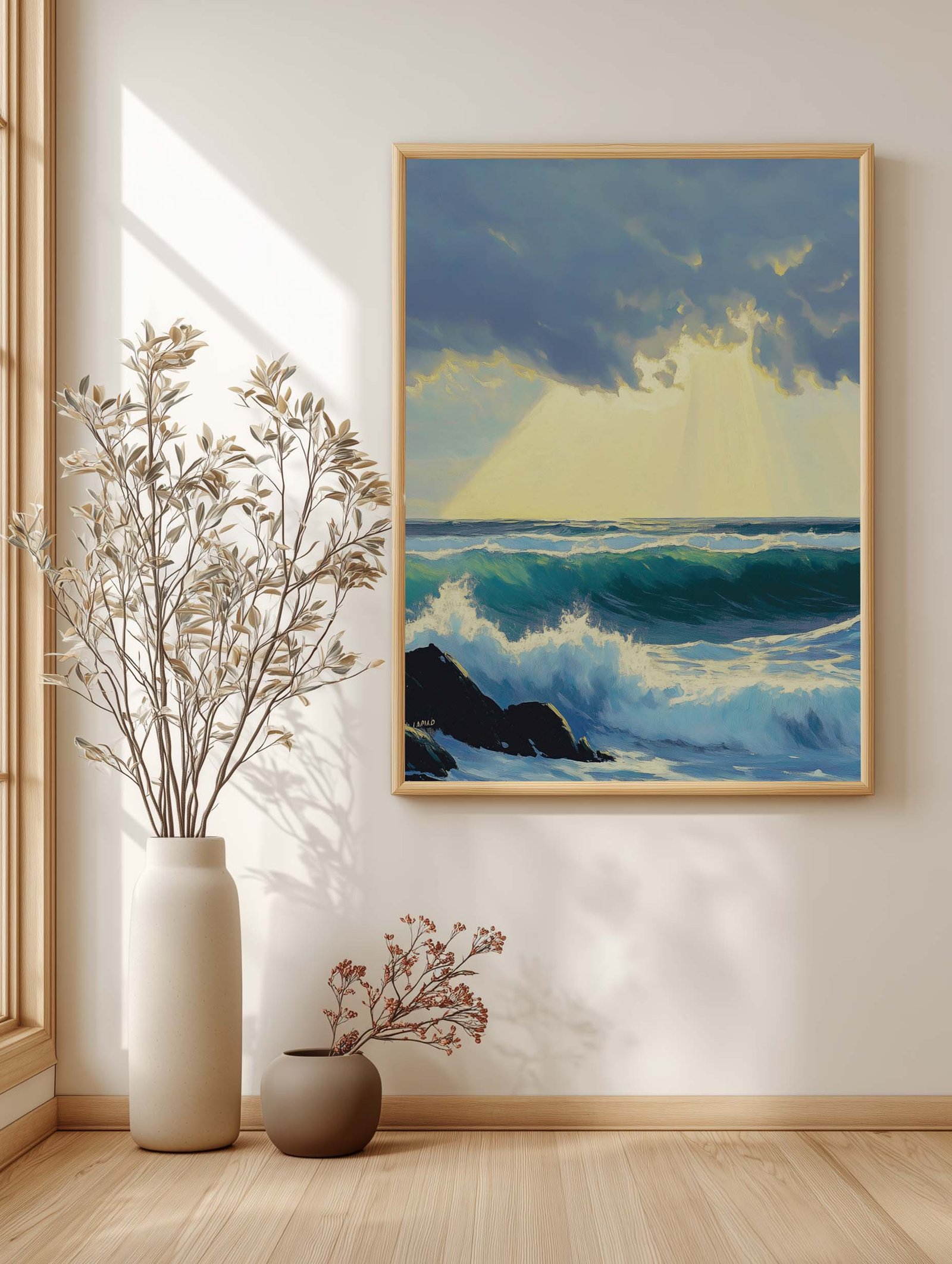 Ocean Light – Dramatic Seascape Poster - Image 2