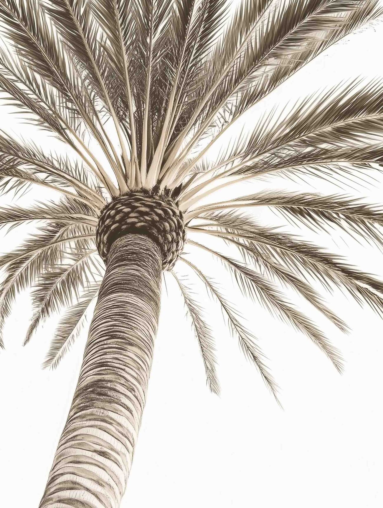Palm Tree – Vintage Photographic Art Poster