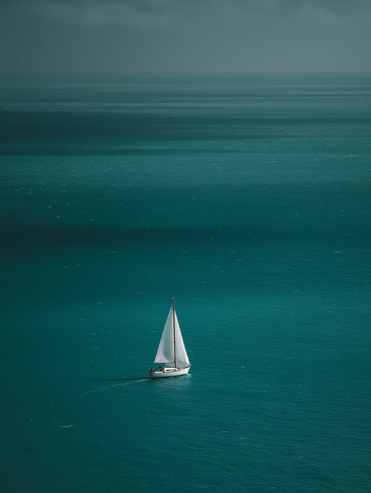Sailboat at Sea – Fine Art Poster