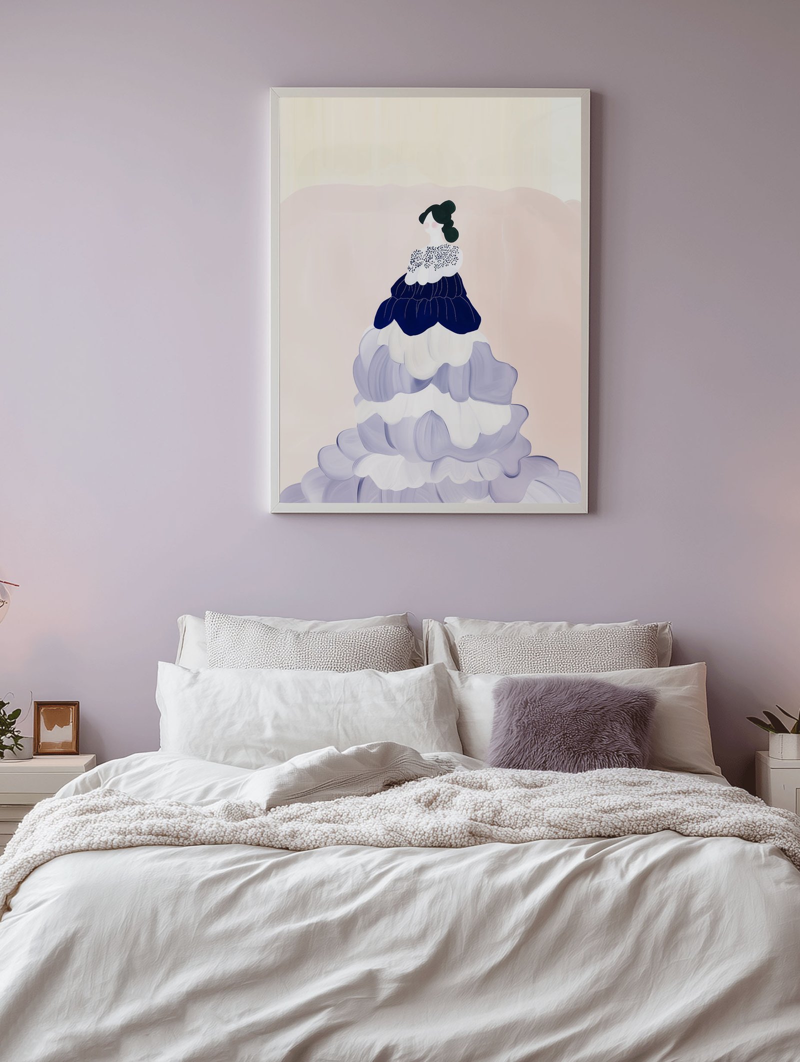 Stylized Woman – Abstract Pastel Portrait Poster - Image 2