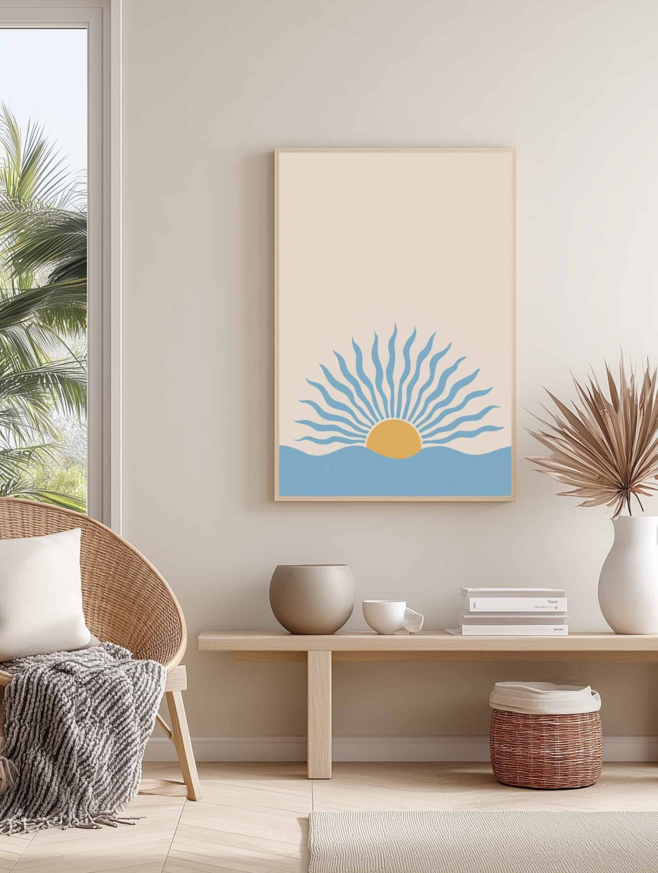 Sunburst – Minimalist Art Poster - Image 2