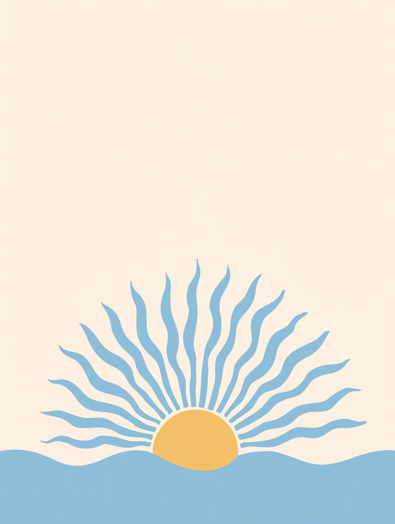 Sunburst – Minimalist Art Poster