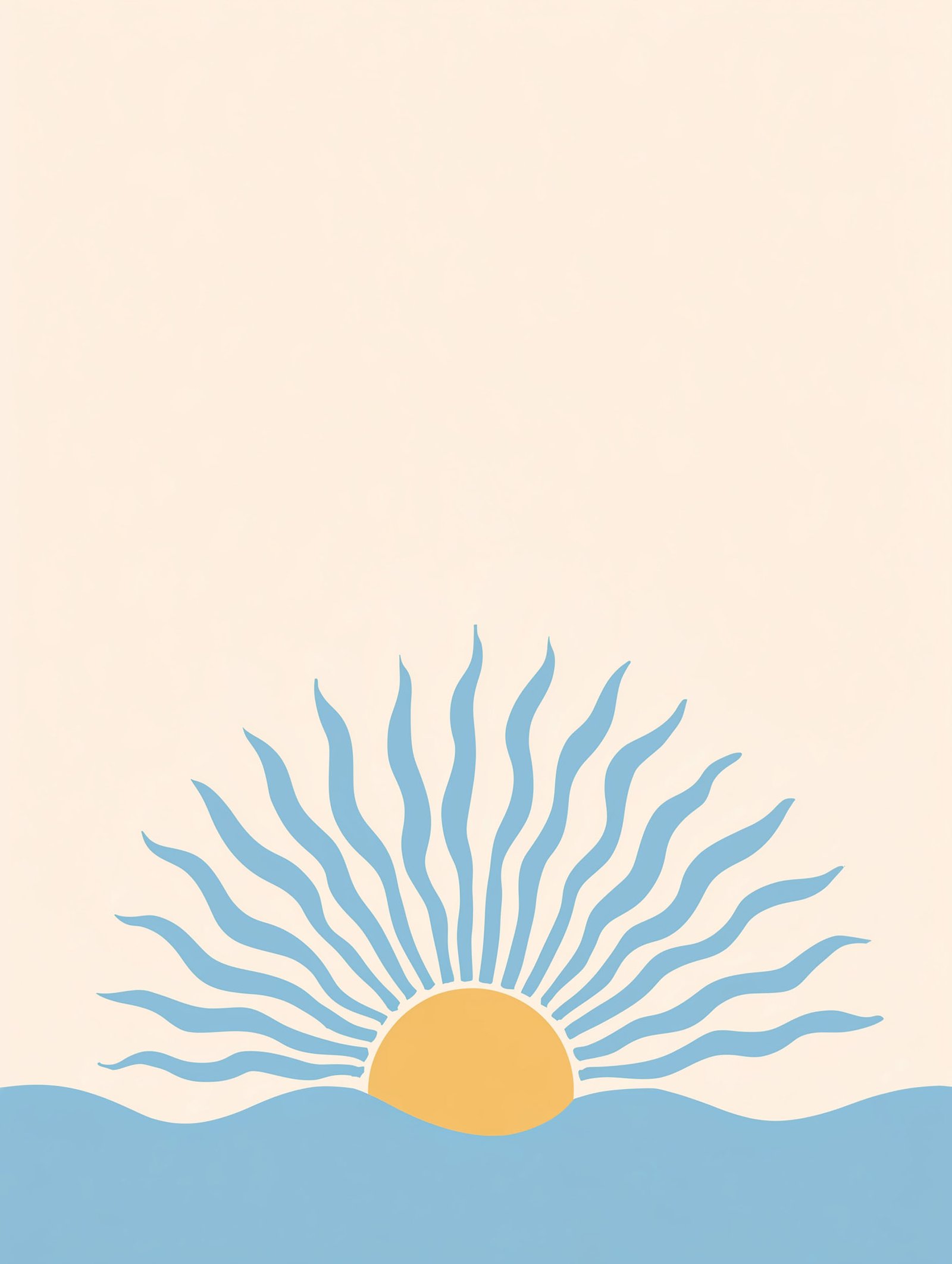 Sunburst – Minimalist Art Poster