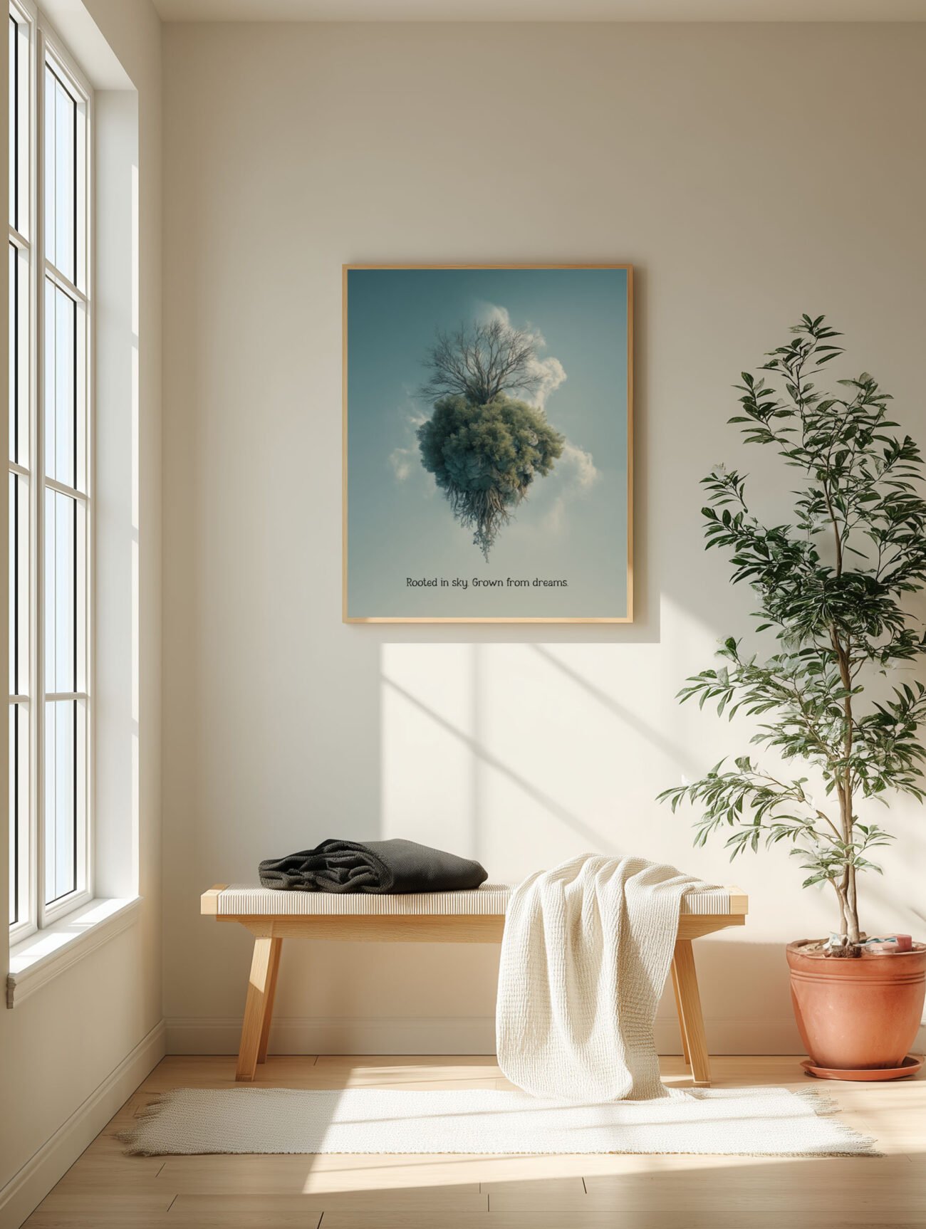 Surreal Tree – L'Arbre de Pensament Art Poster - Image 2