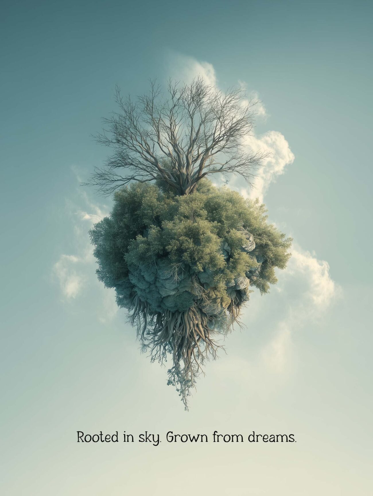 Surreal Tree – L'Arbre de Pensament Art Poster