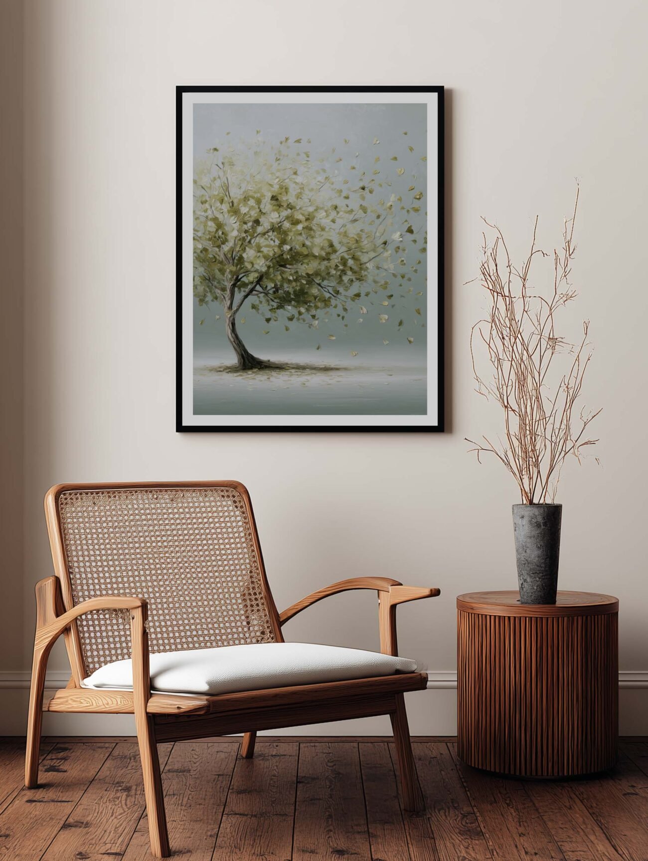 Tranquil Tree – Oil-style Art Poster - Image 2