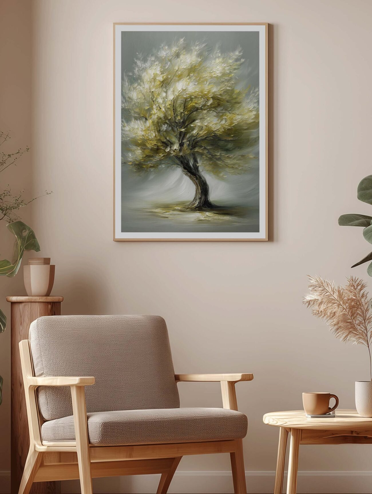 Tree Painting – Expressive Art Poster - Image 2