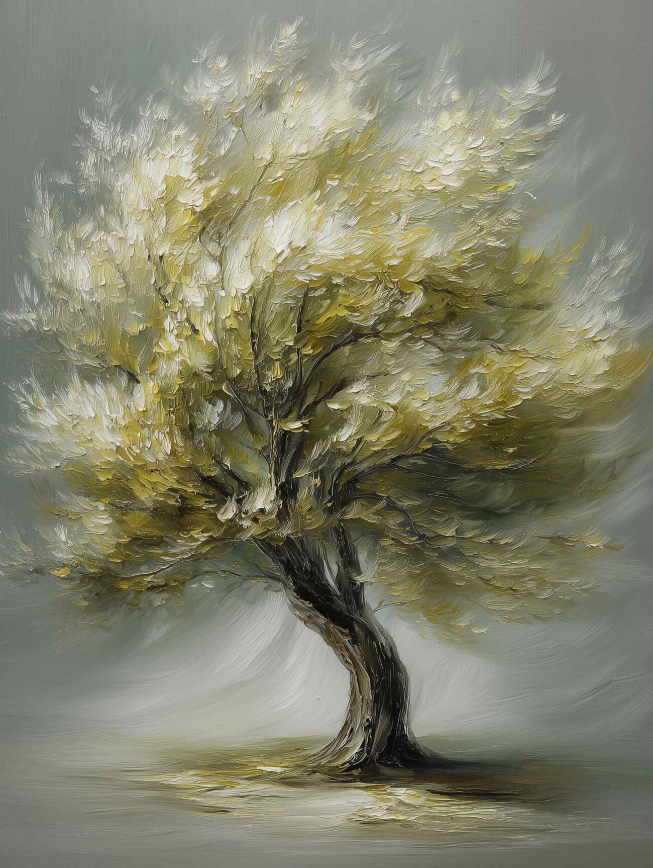 Tree Painting – Expressive Art Poster