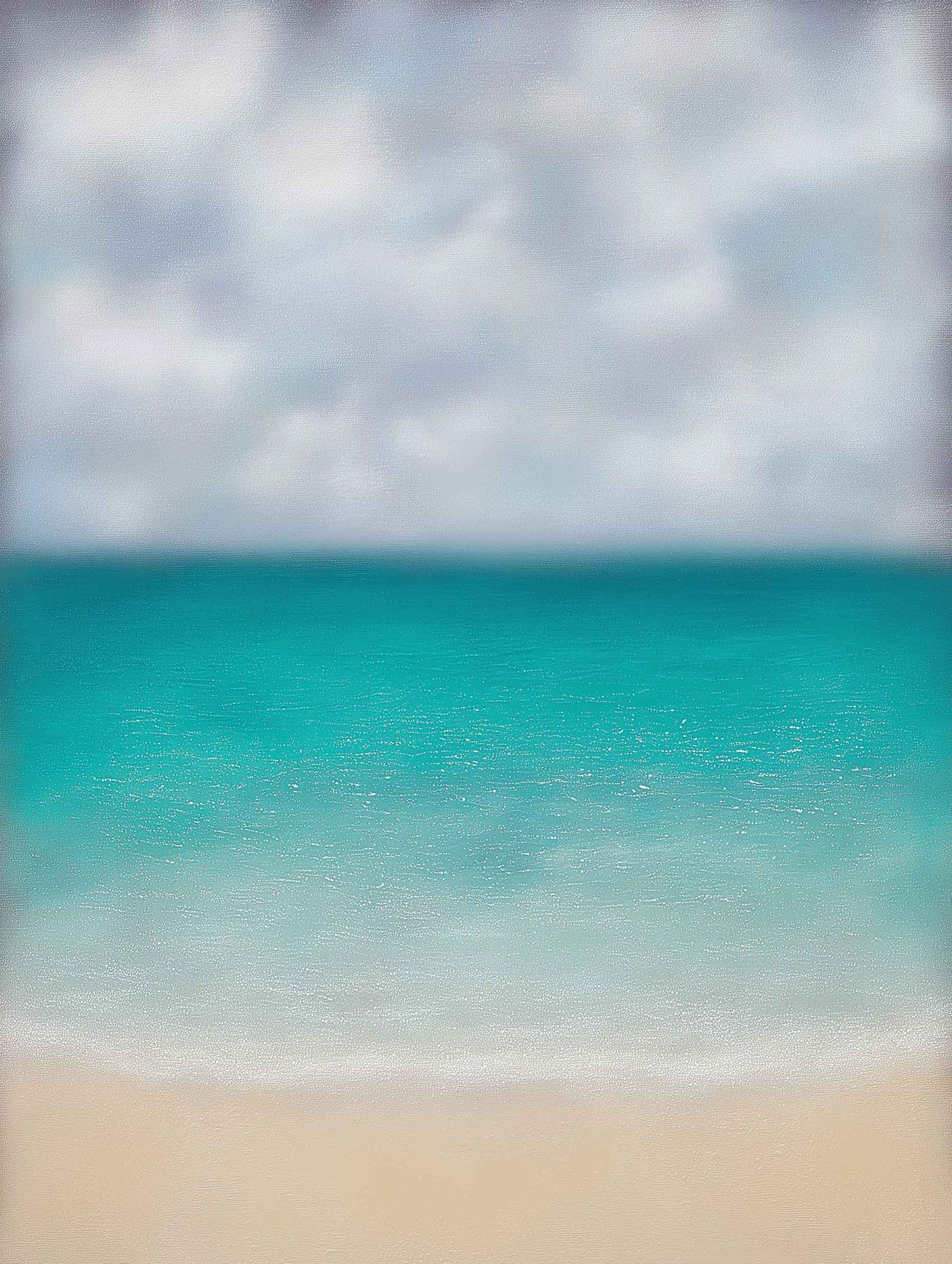 Calm Sea – Tropical Ocean Art Poster